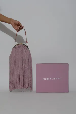 RV Fringe Bag - Dusty Pink