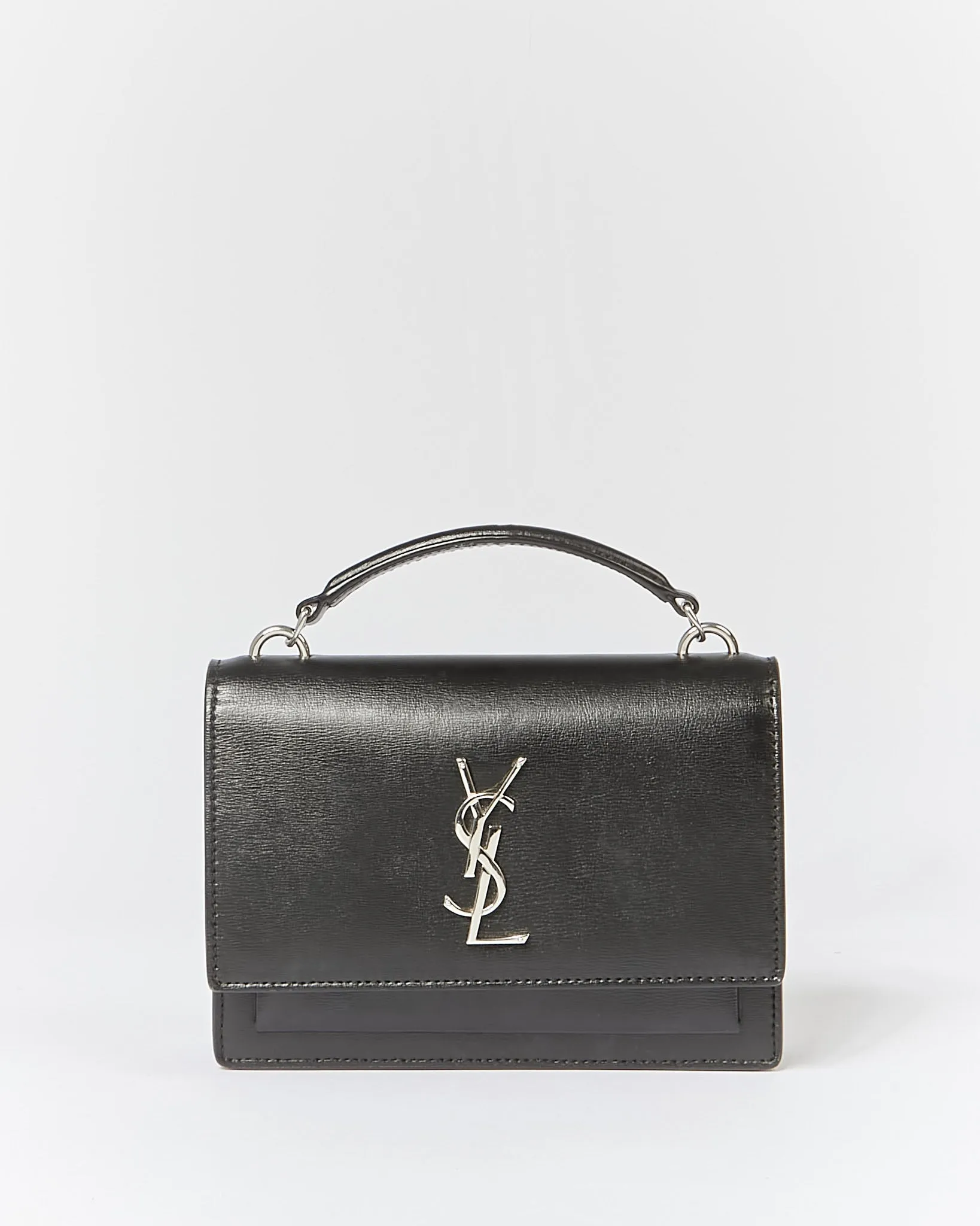 Saint Laurent Black Sunset Wallet On Chain