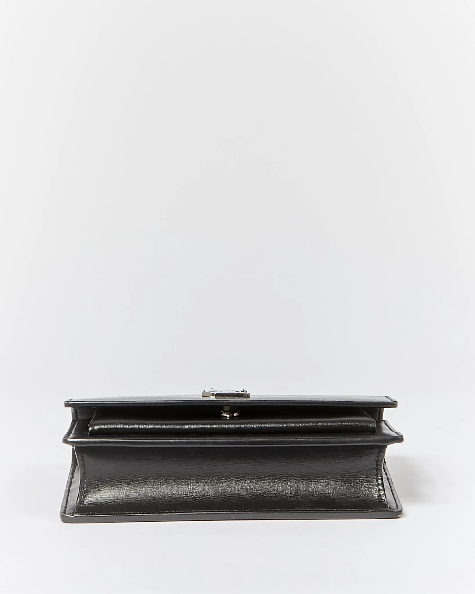 Saint Laurent Black Sunset Wallet On Chain