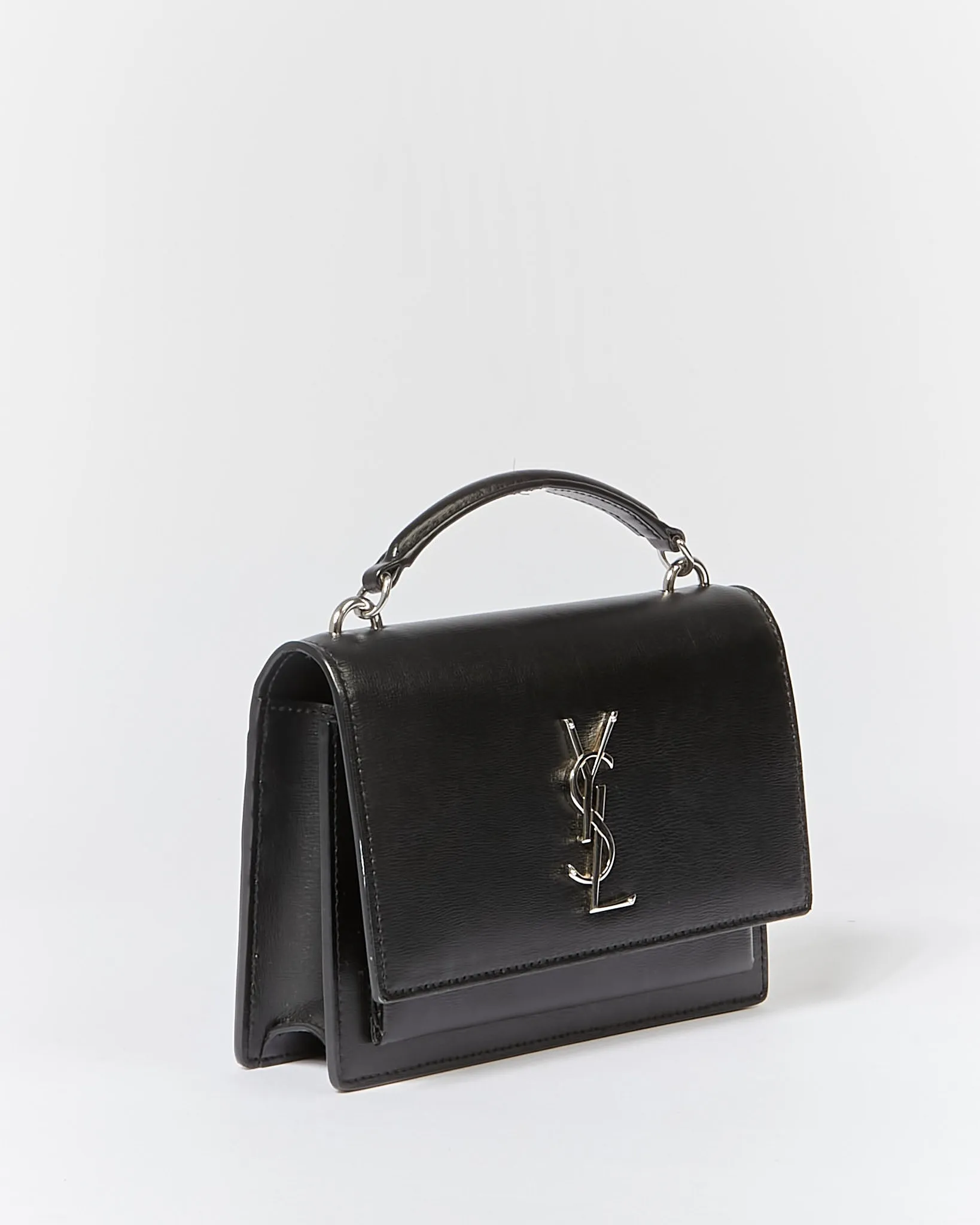 Saint Laurent Black Sunset Wallet On Chain