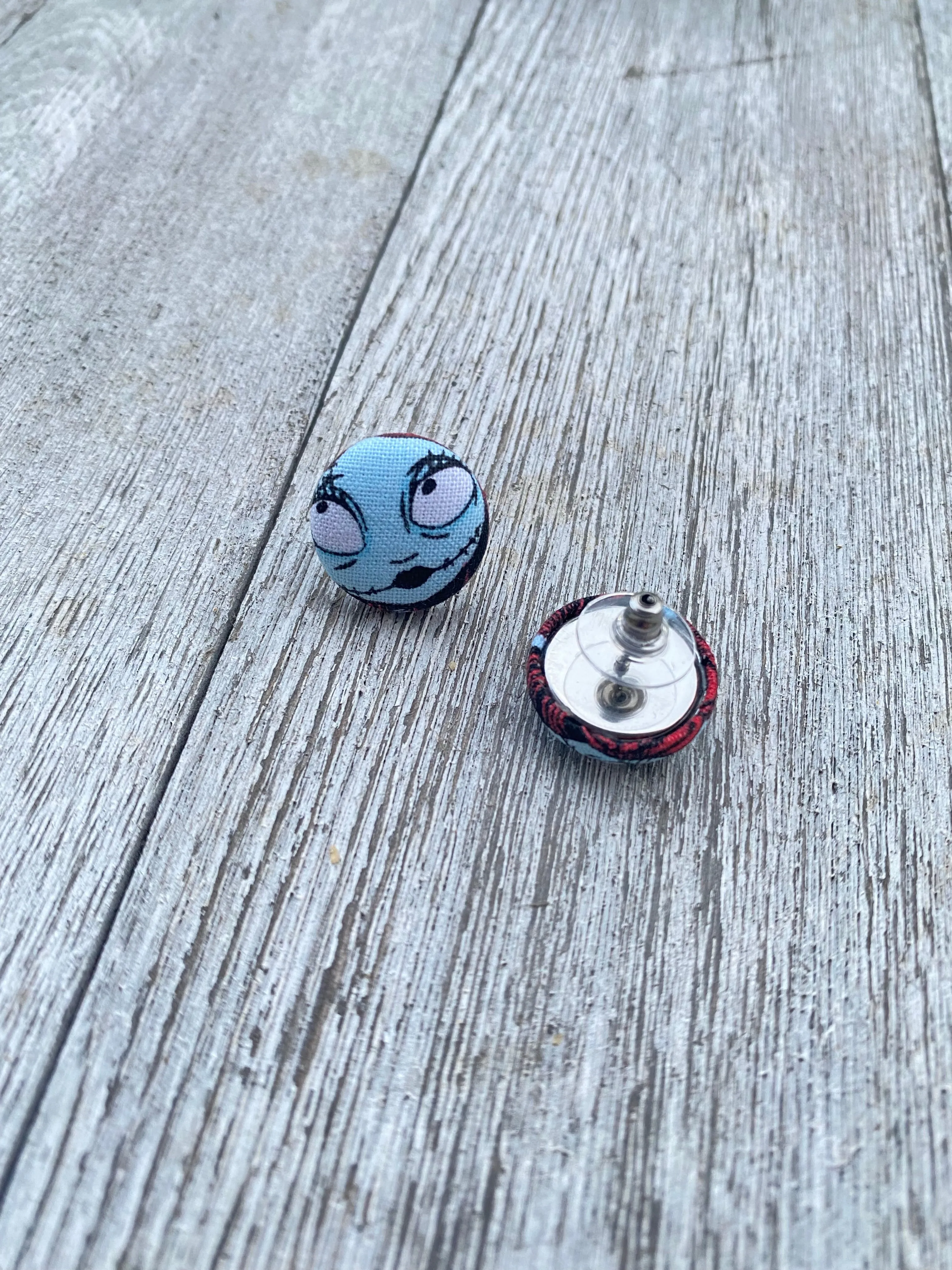 Sally Fabric Stud earrings Nightmare Before Christmas Gift