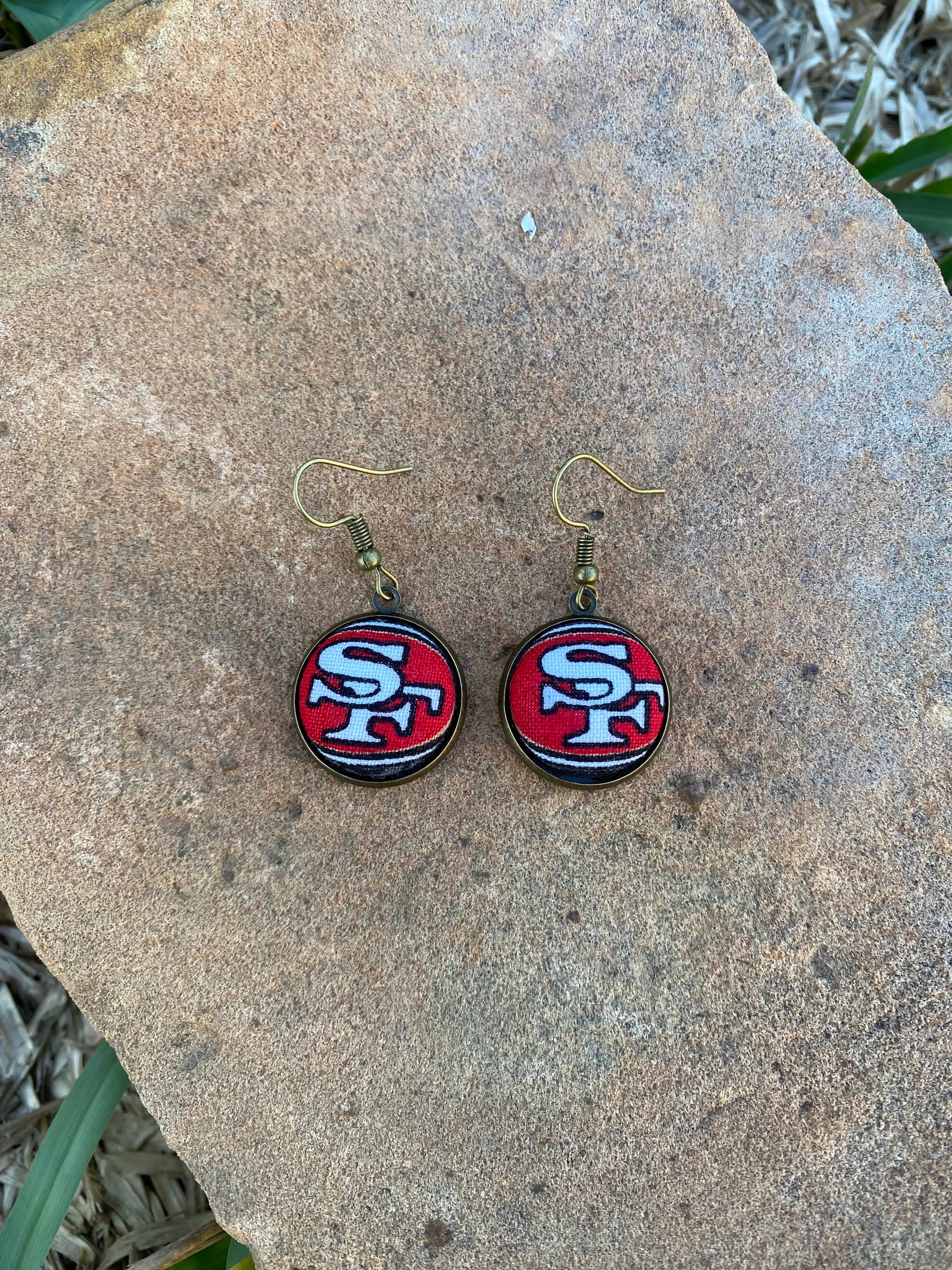 San Francisco 49ers Dangle Fan Earrings