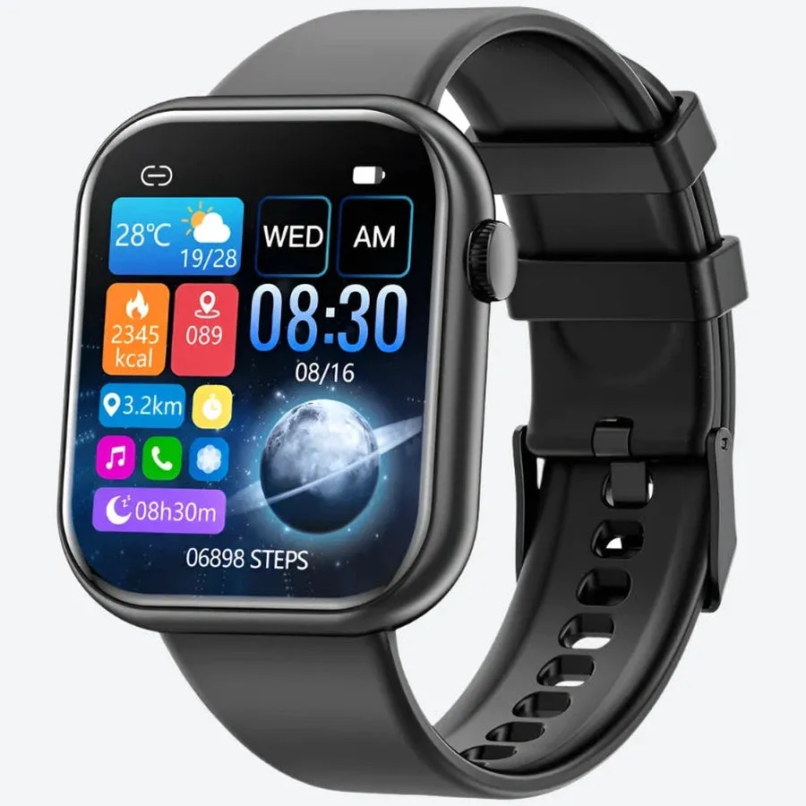 Square Fitness Tracker Smart Wrist Watches