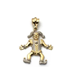 Striking 10K Yellow Gold 11.50 Grams Joker Pendant