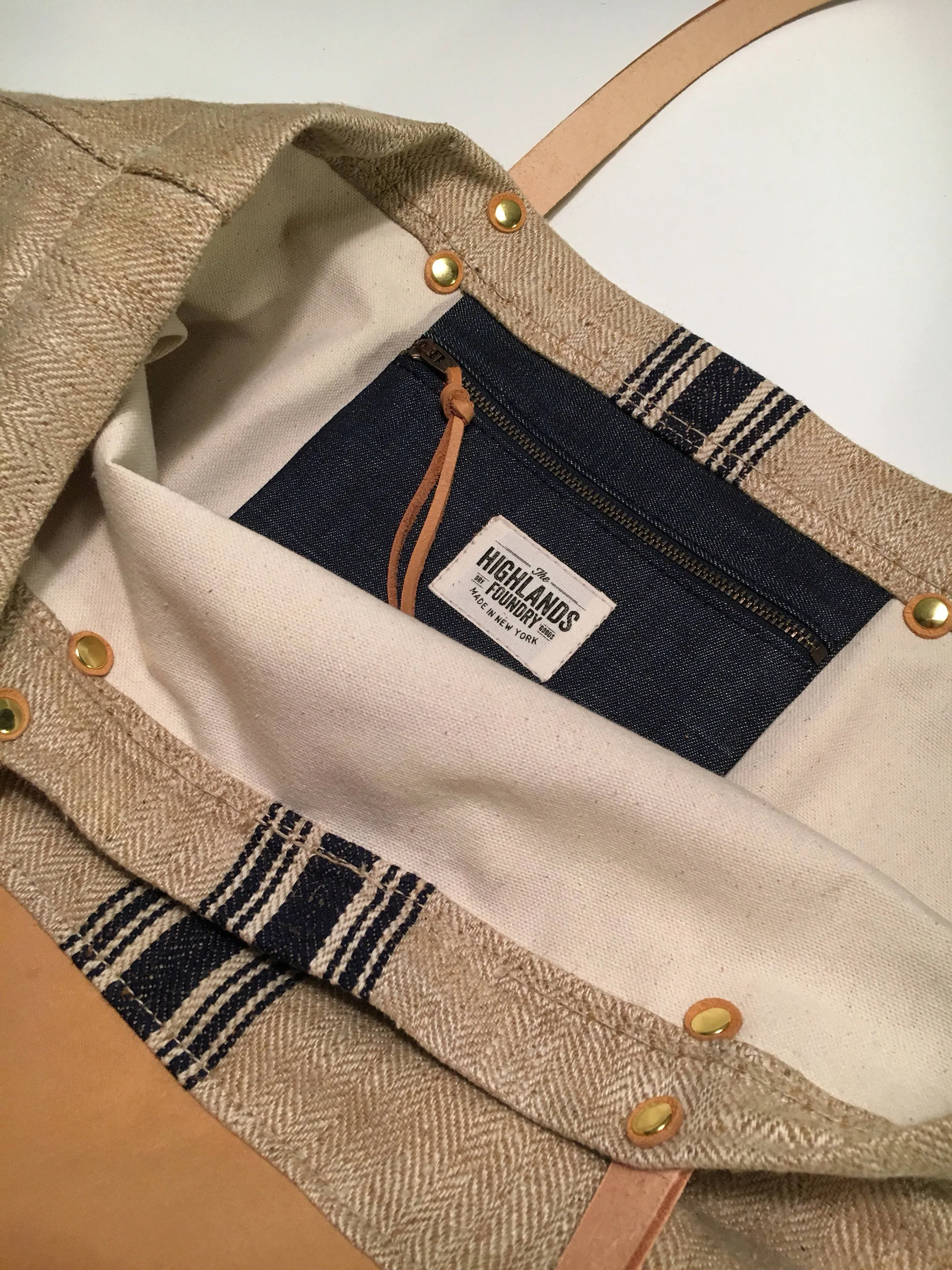 Stripe Grain Sack Tote (Sold Out)