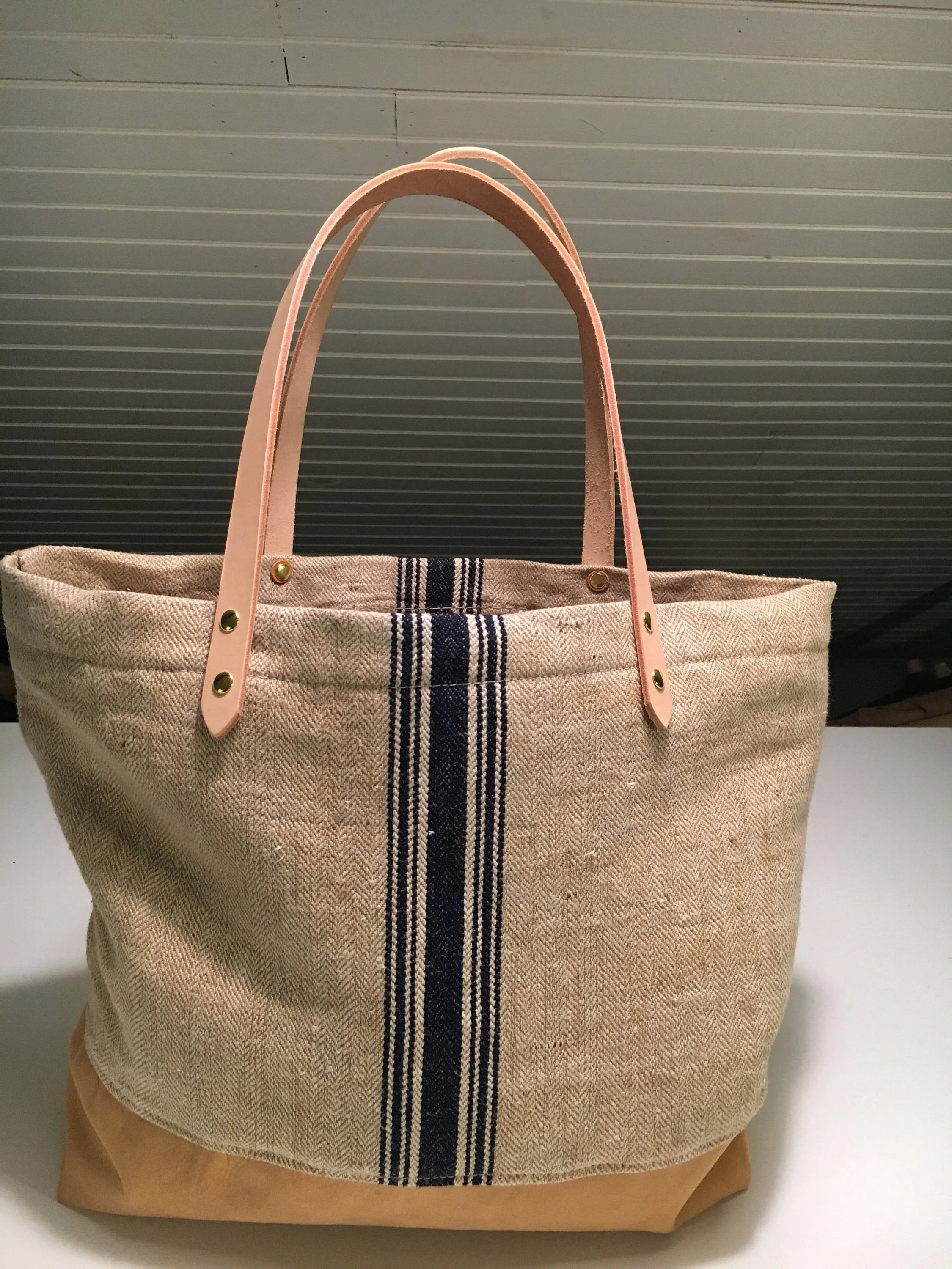 Stripe Grain Sack Tote (Sold Out)