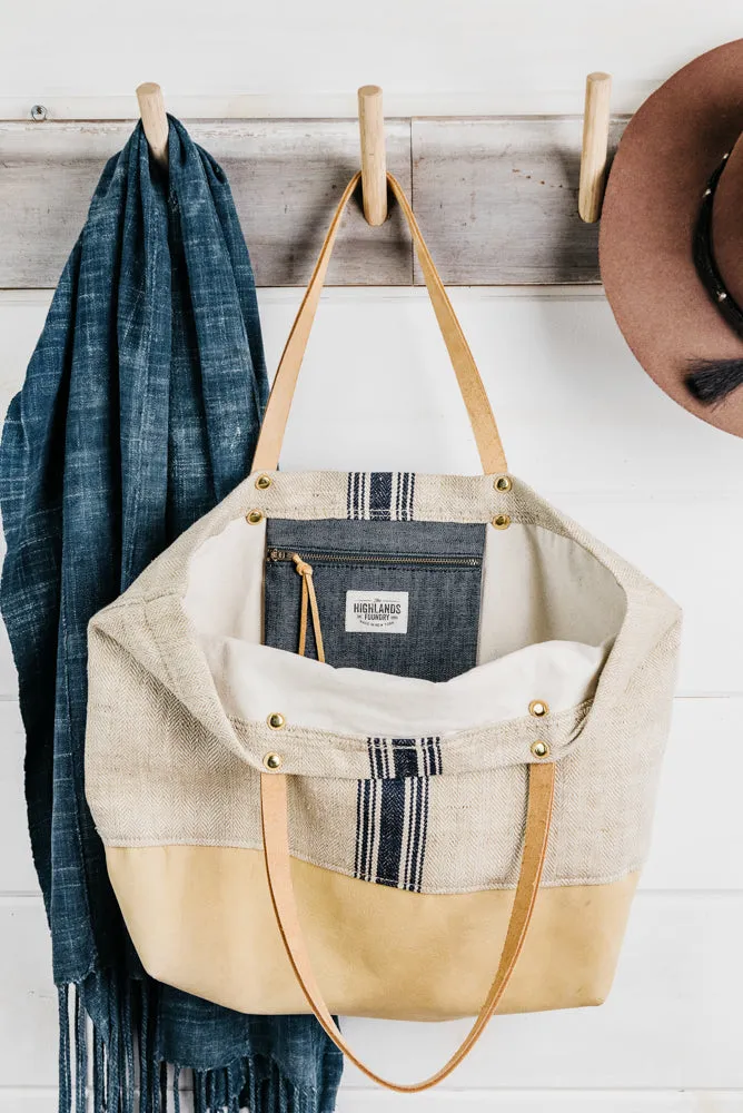 Stripe Grain Sack Tote (Sold Out)