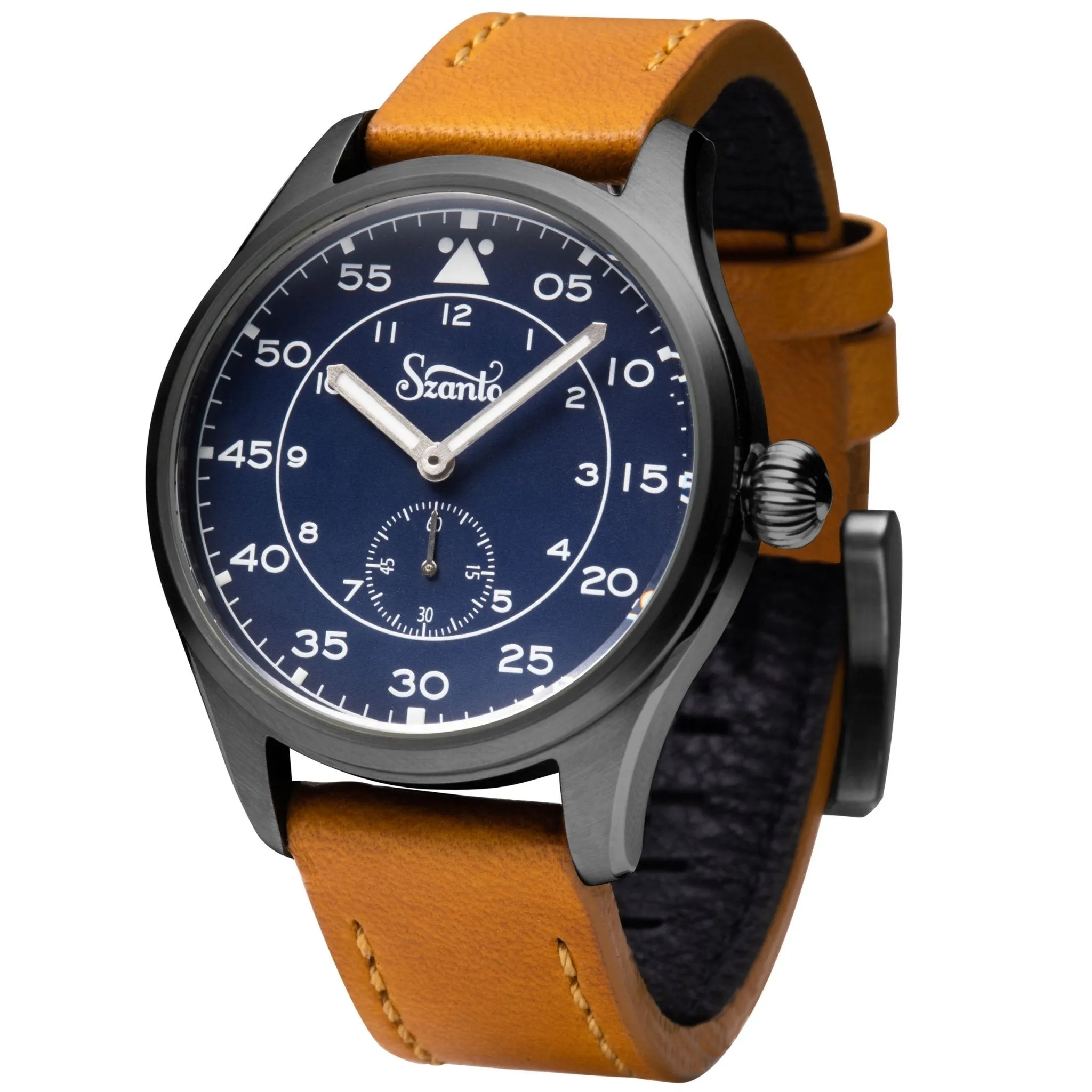Szanto Heritage Aviator Blue Tan