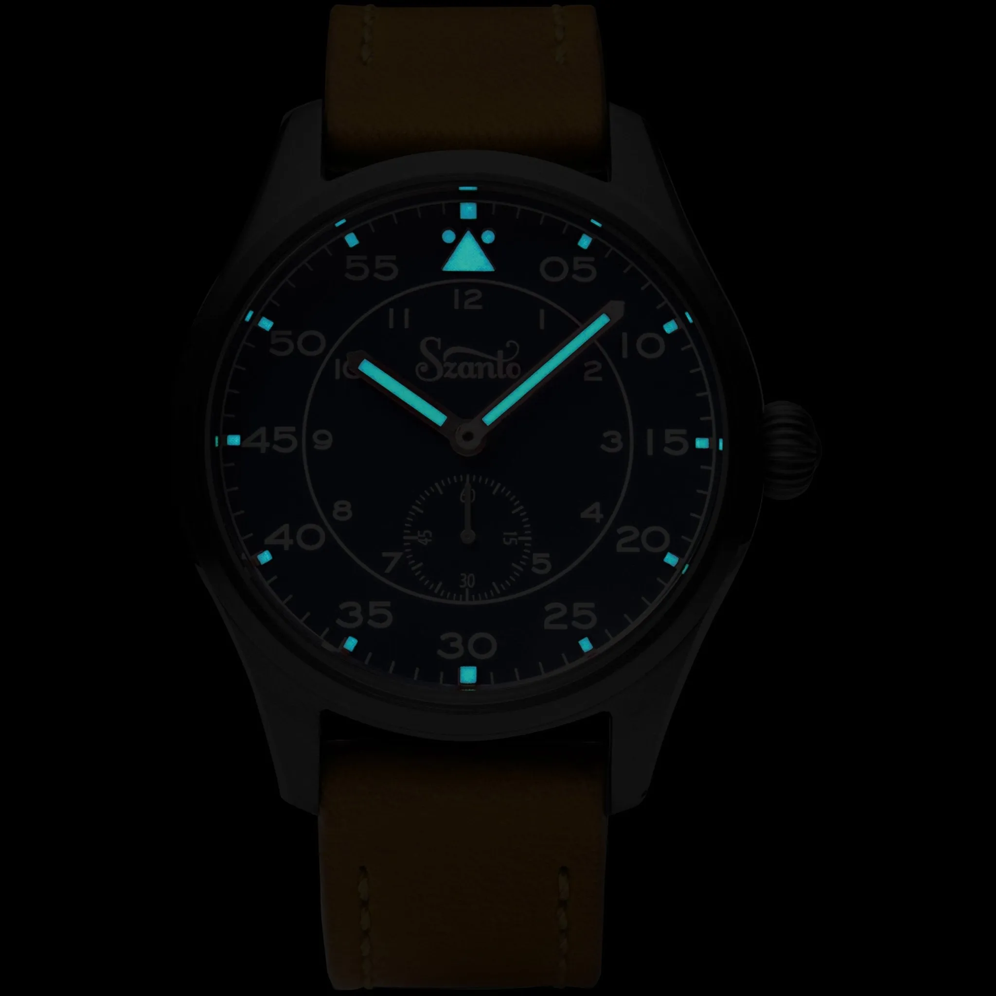 Szanto Heritage Aviator Blue Tan