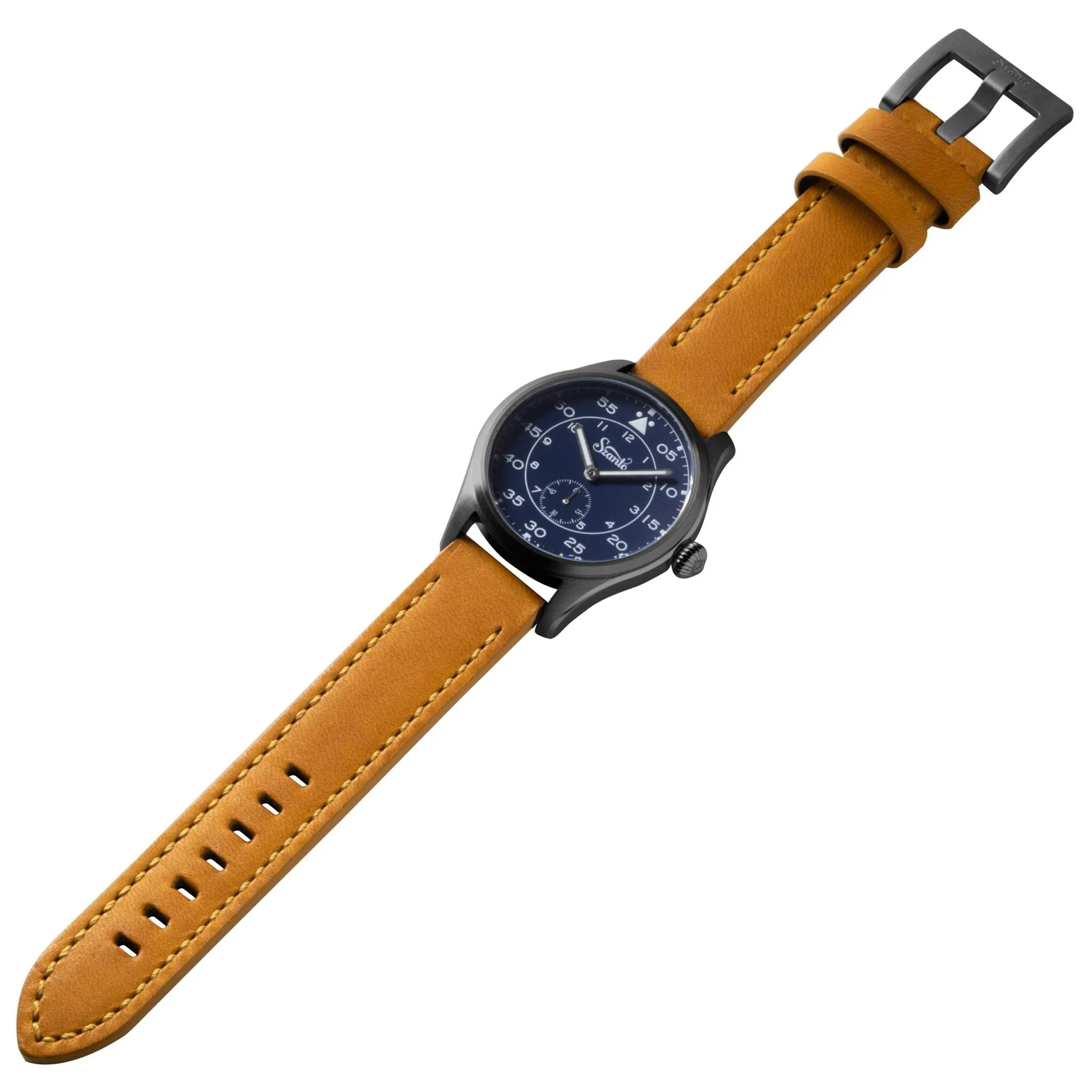 Szanto Heritage Aviator Blue Tan