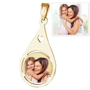 Tear Drop w/ Heart Cut Out Jewelry