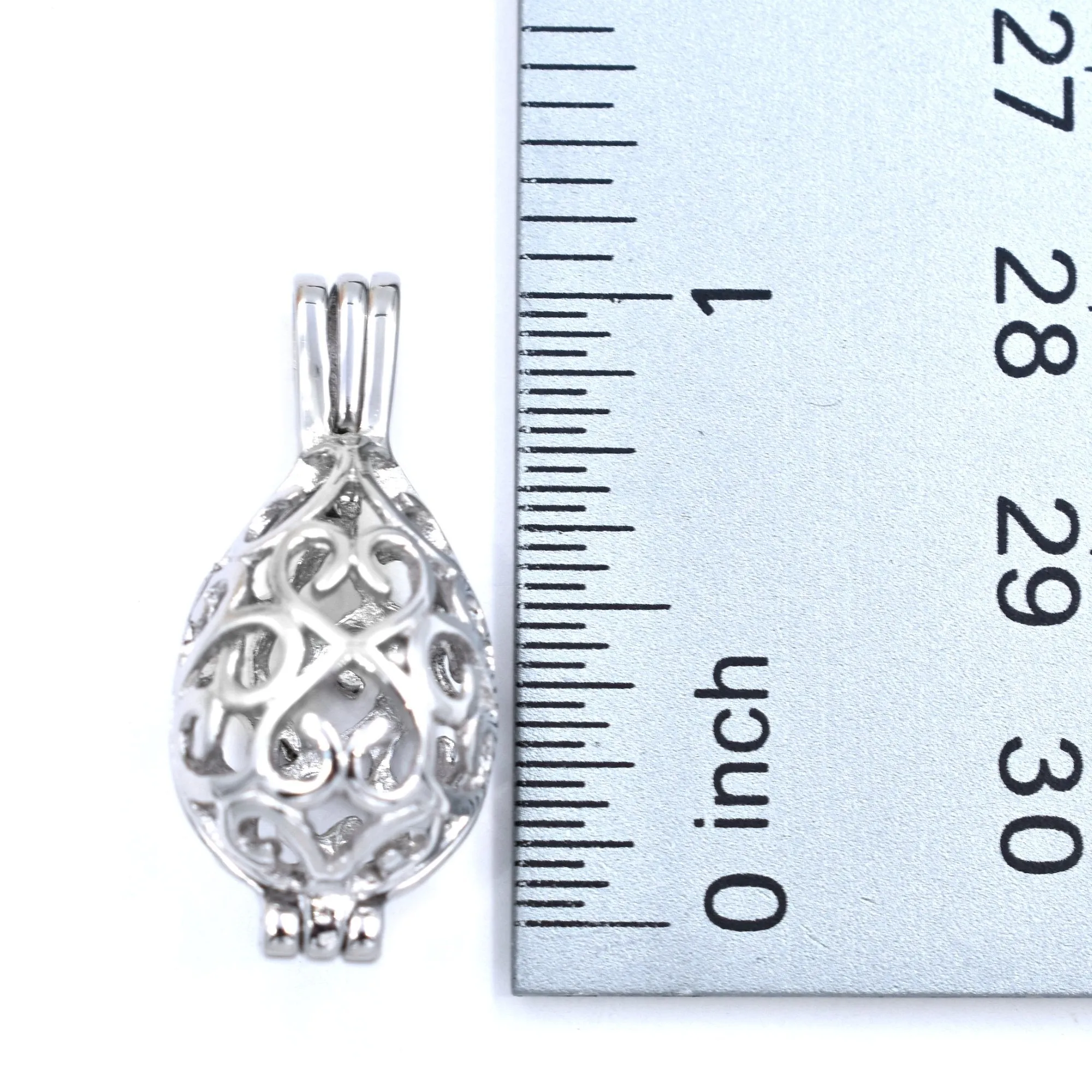 Teardrop Cage Cremation Jewelry