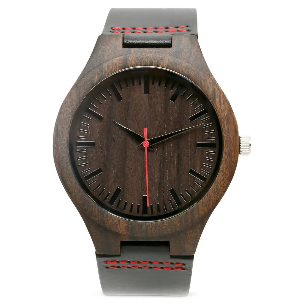 The Christopher Red | Wood Watch