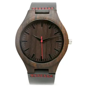 The Christopher Red | Wood Watch