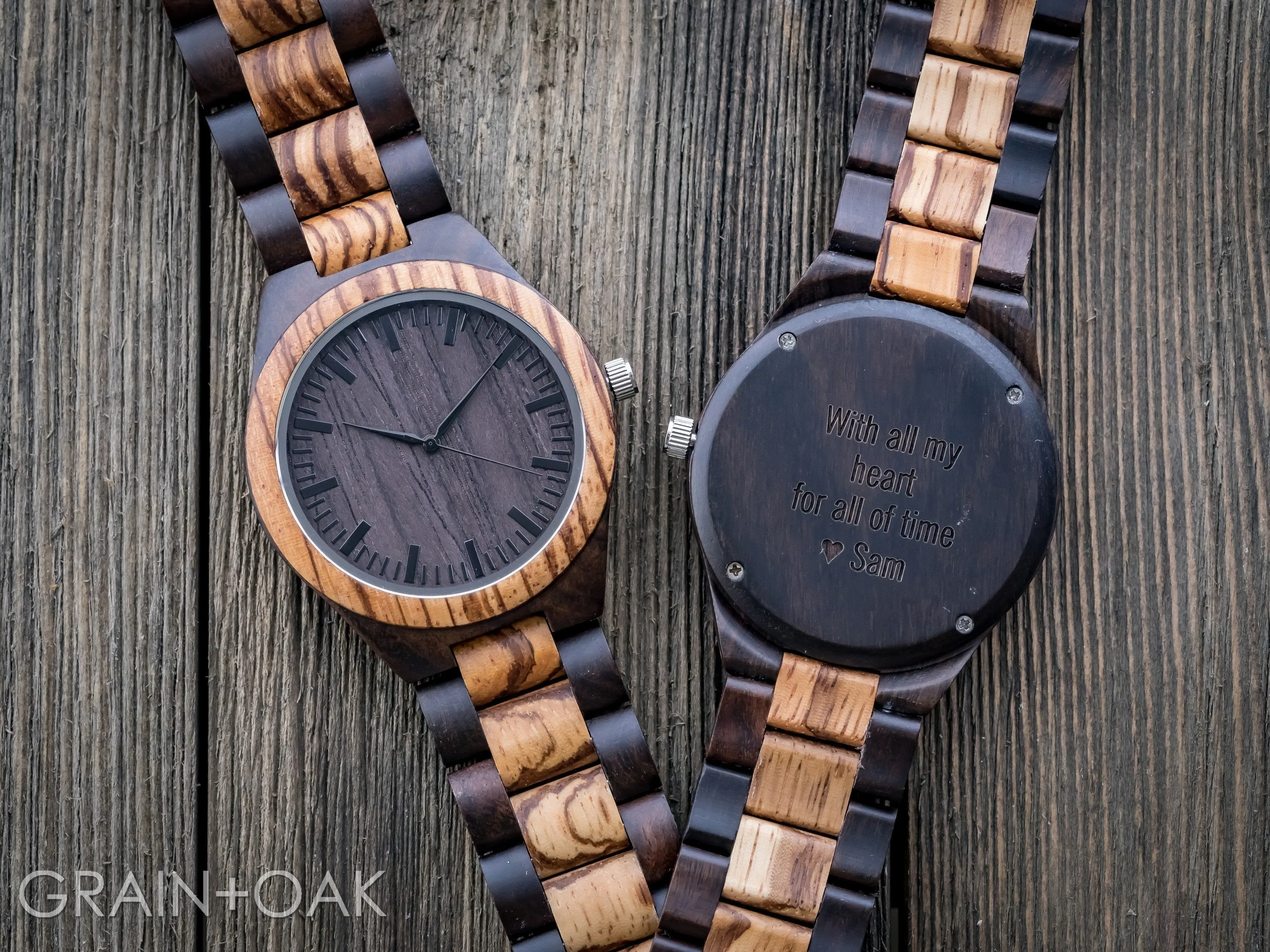 The Ridge Zebrawood   Ebony | Set of 5