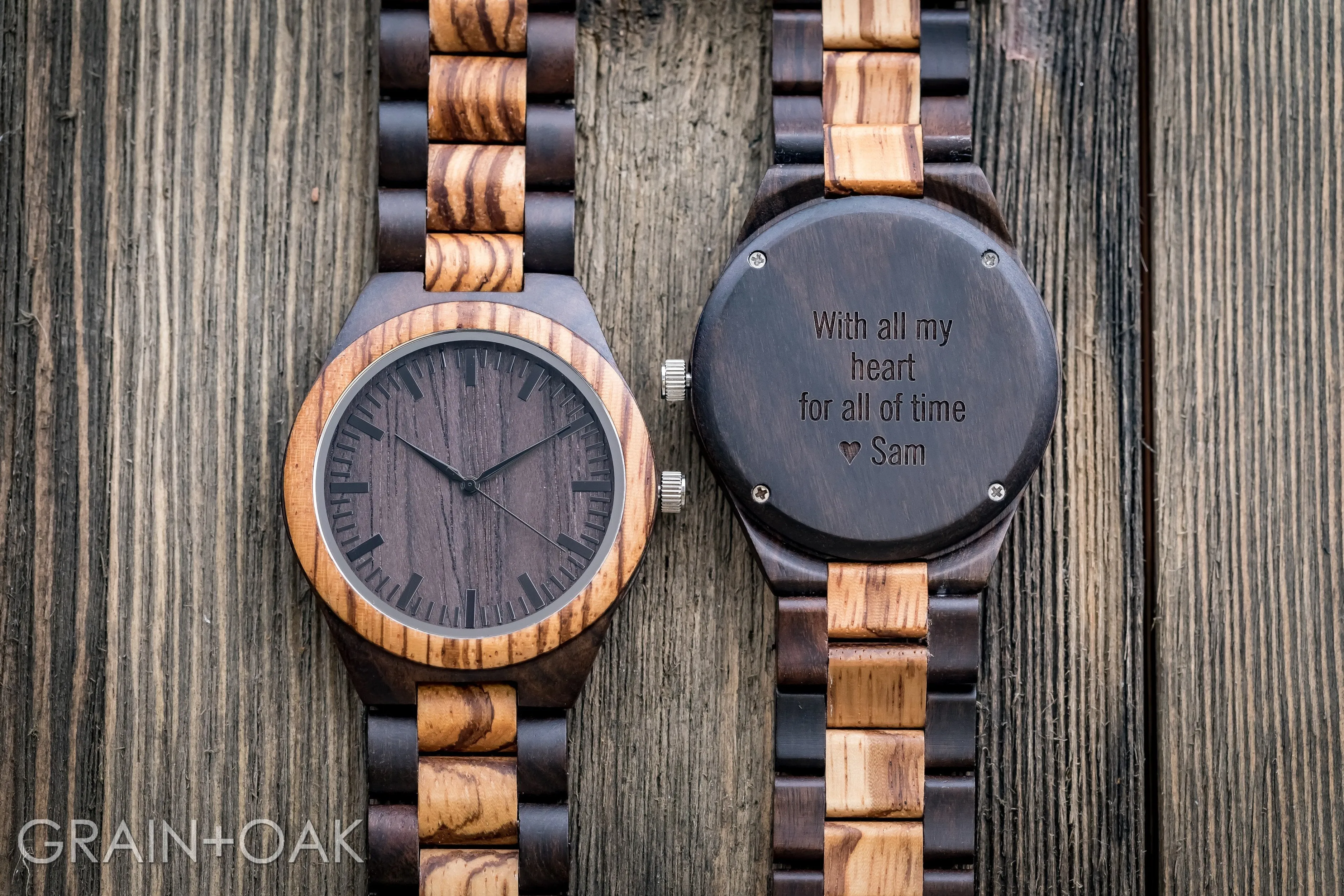 The Ridge Zebrawood   Ebony | Set of 5
