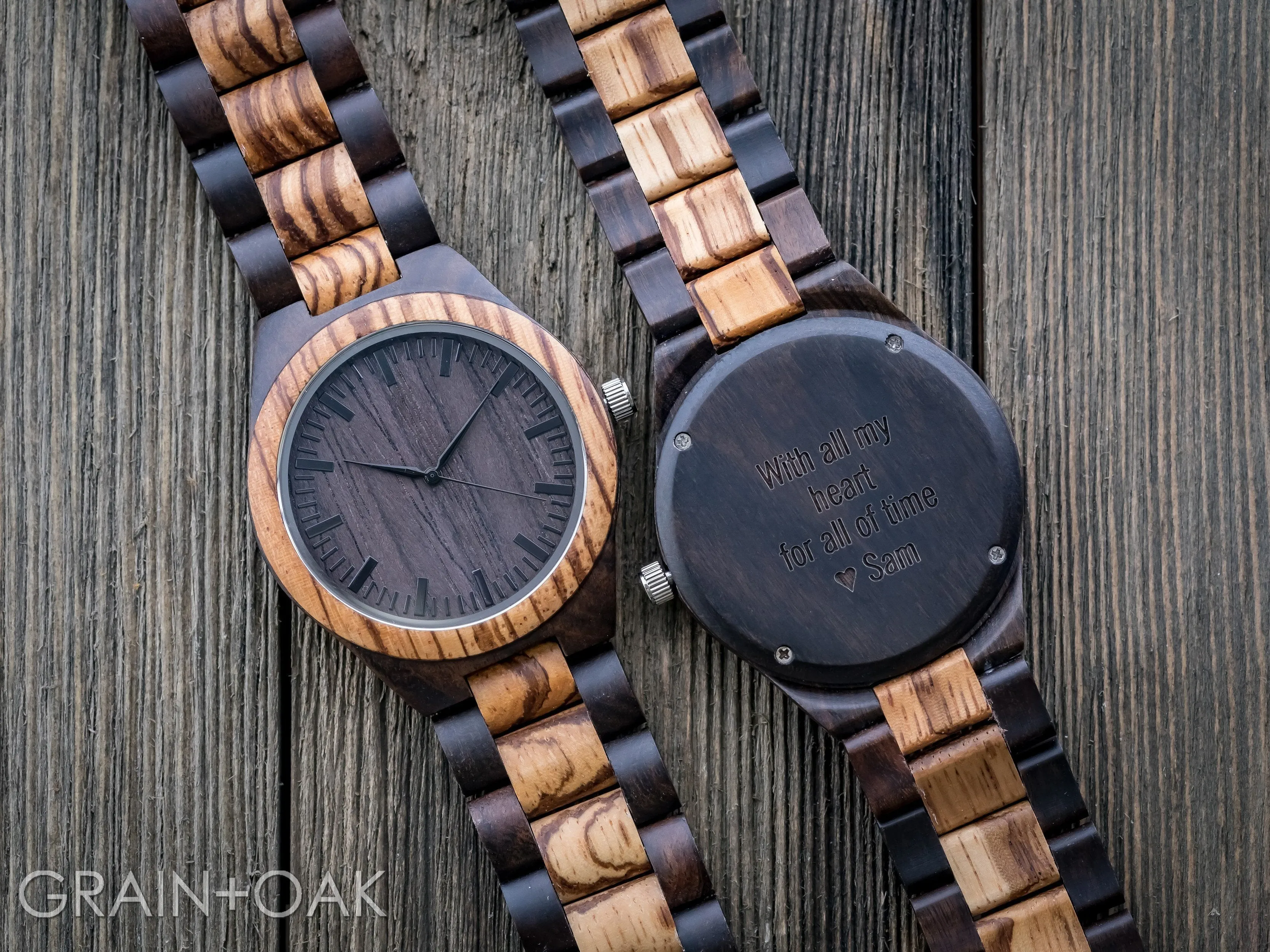 The Ridge Zebrawood   Ebony | Set of 5