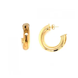 Thick Gold Hoops