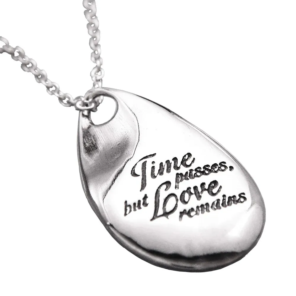 Time Passes But Love Remains Necklace