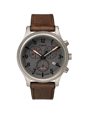 Timex Allied LT Chronograph TW2T32800 42mm Leather Strap Watch