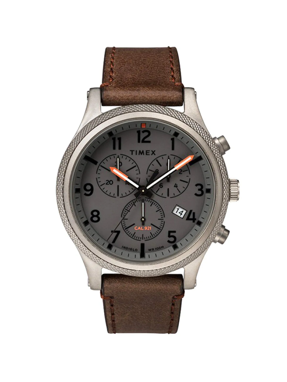 Timex Allied LT Chronograph TW2T32800 42mm Leather Strap Watch