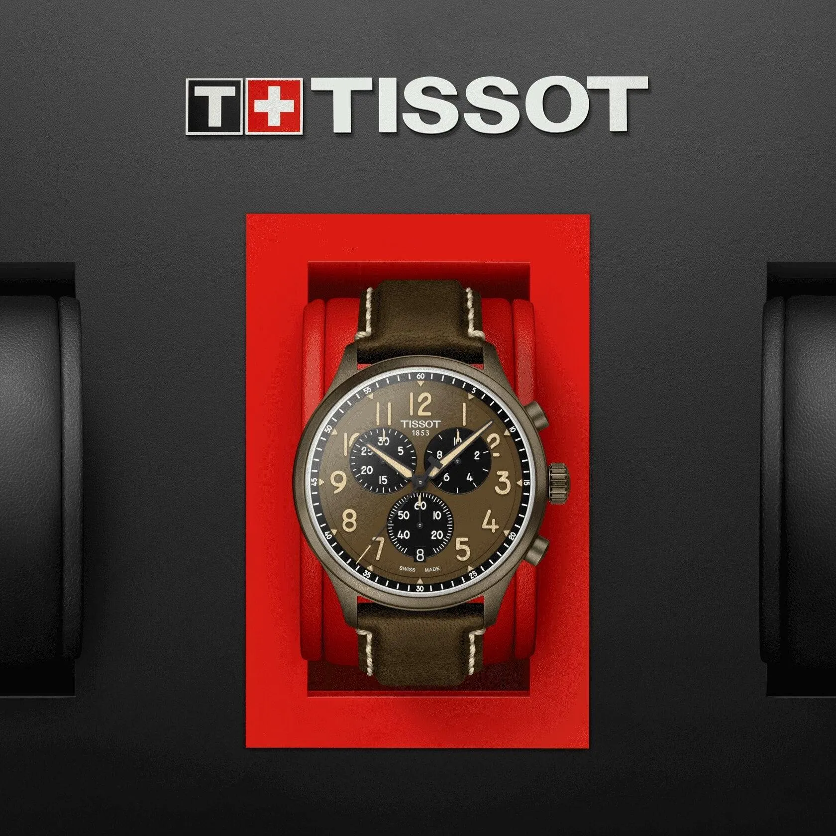 Tissot CHrono XL 45mm Kaki Quartz Stainless PVD Kaki T116.617.36.092.00