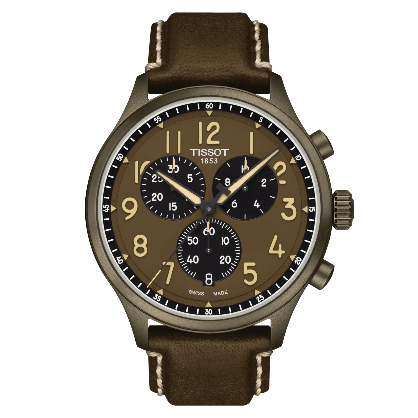 Tissot CHrono XL 45mm Kaki Quartz Stainless PVD Kaki T116.617.36.092.00