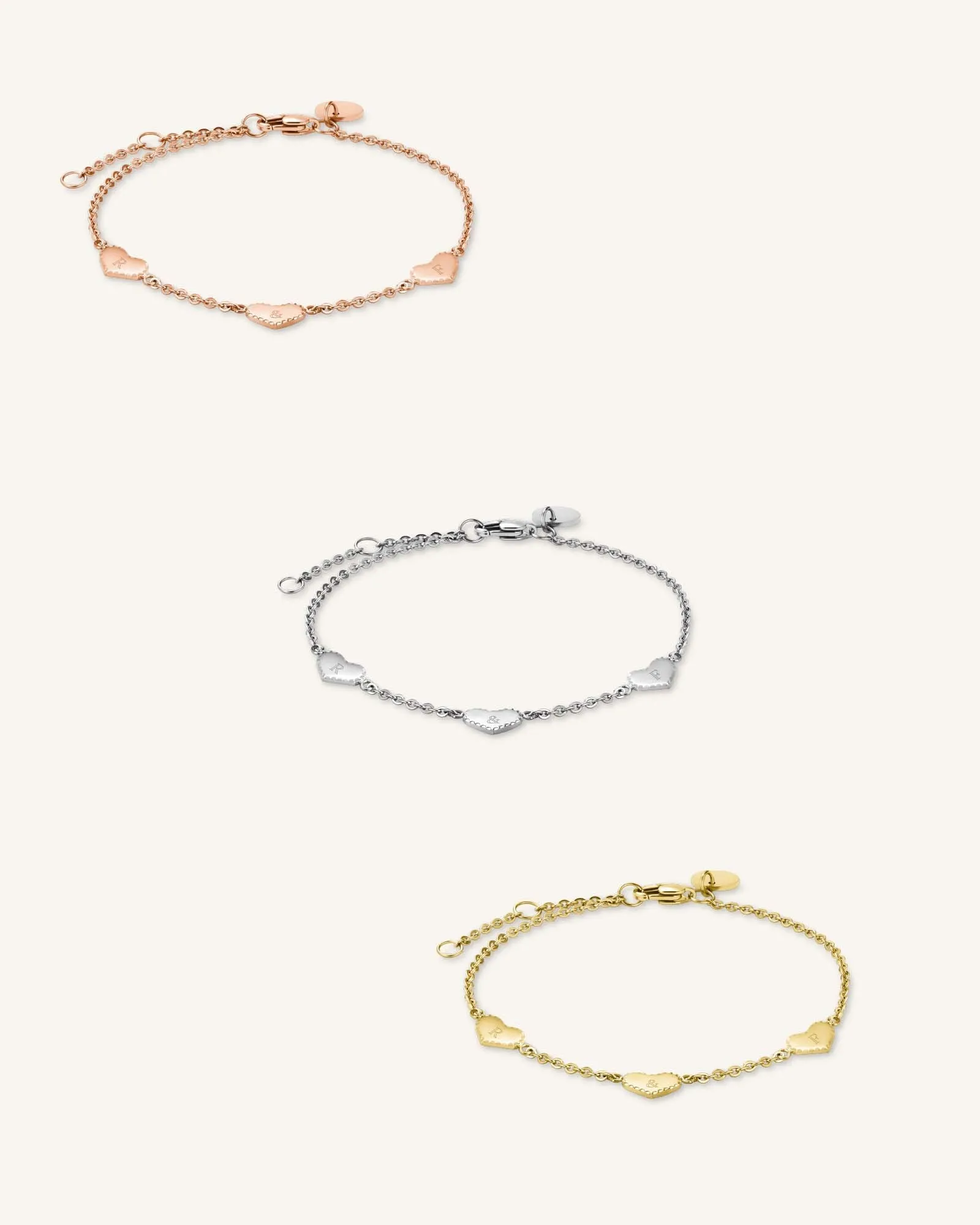 Triple Heart Bracelet