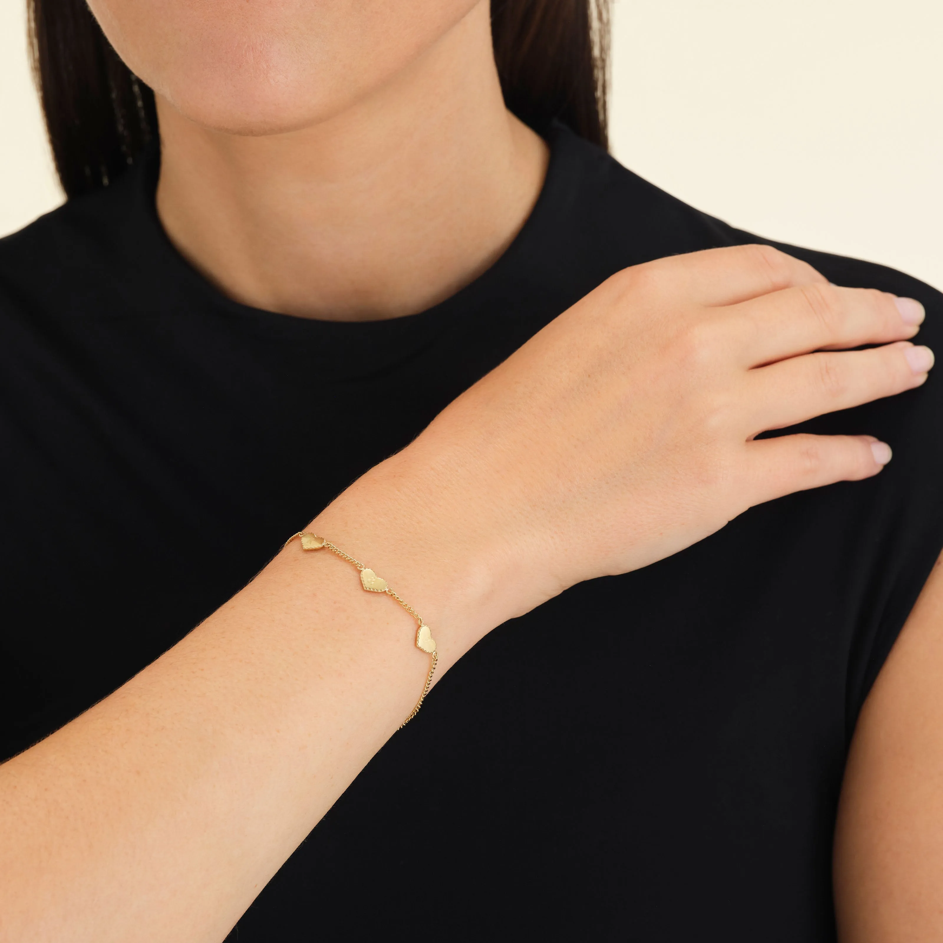 Triple Heart Bracelet