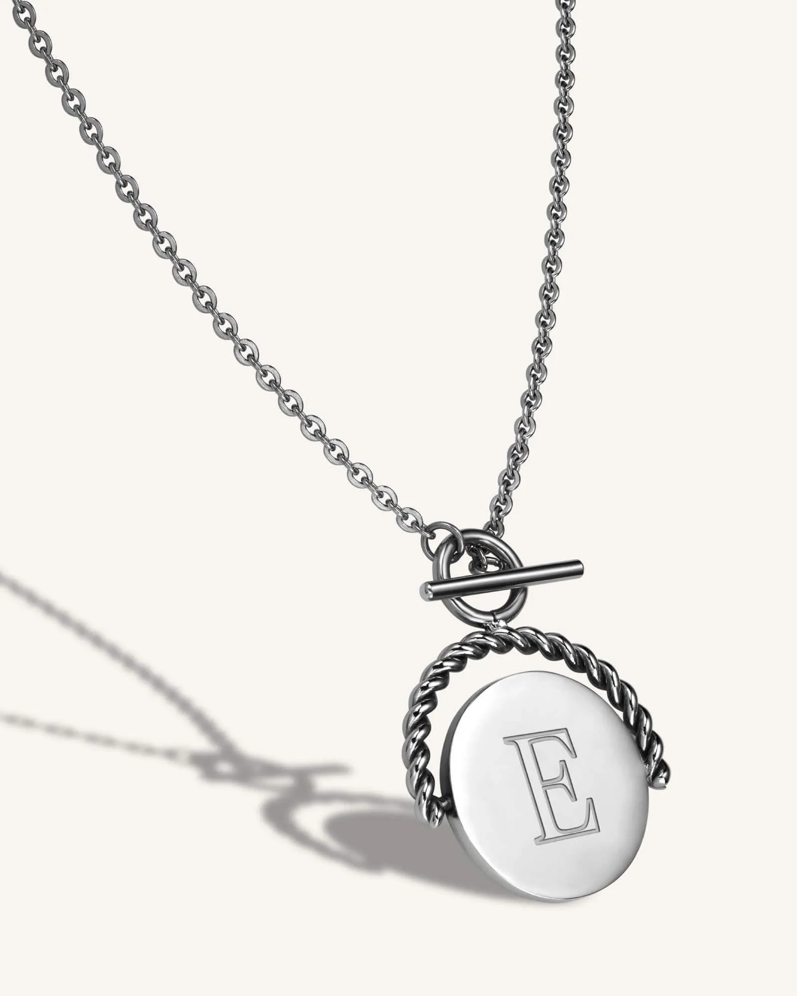 Twisting Coin Necklace