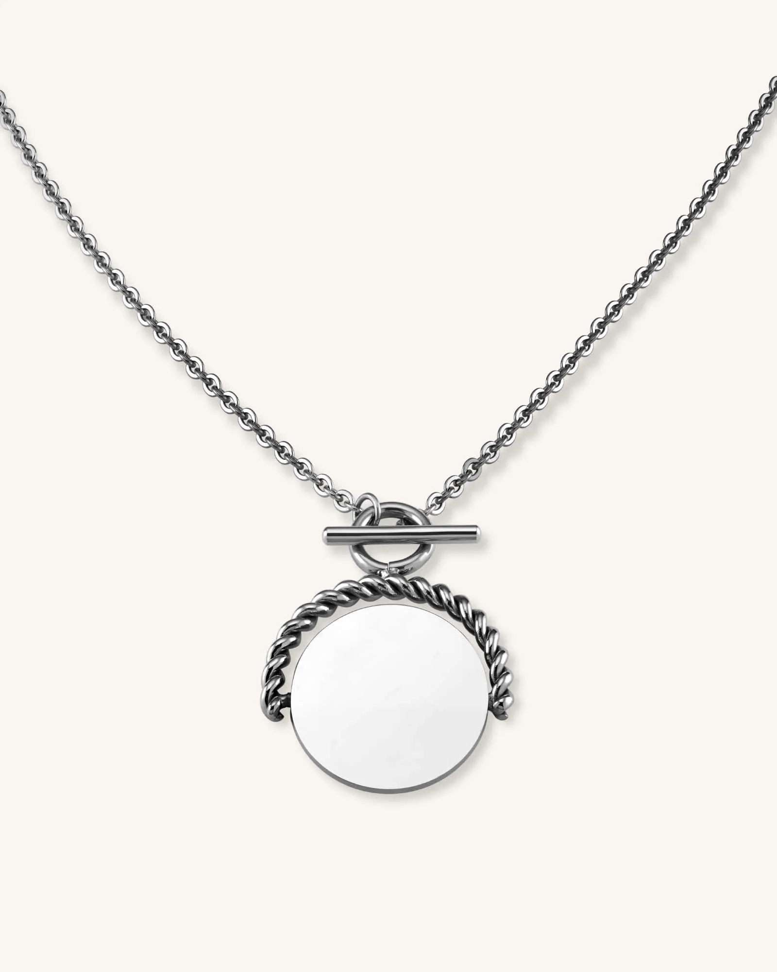 Twisting Coin Necklace