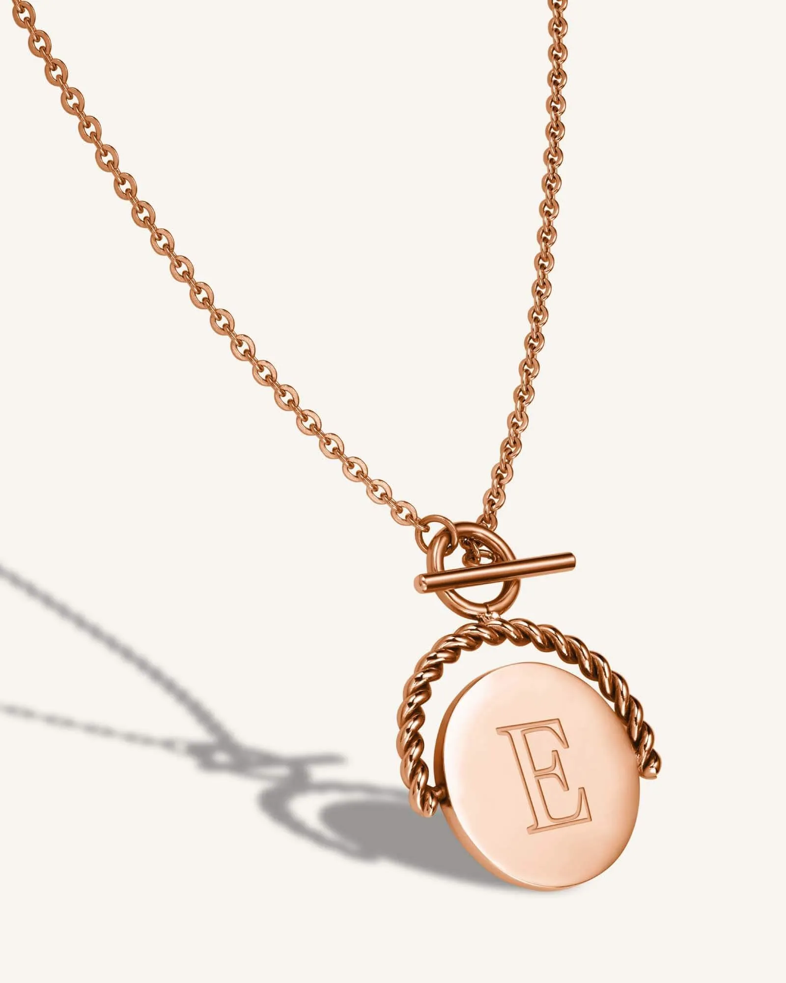Twisting Coin Necklace