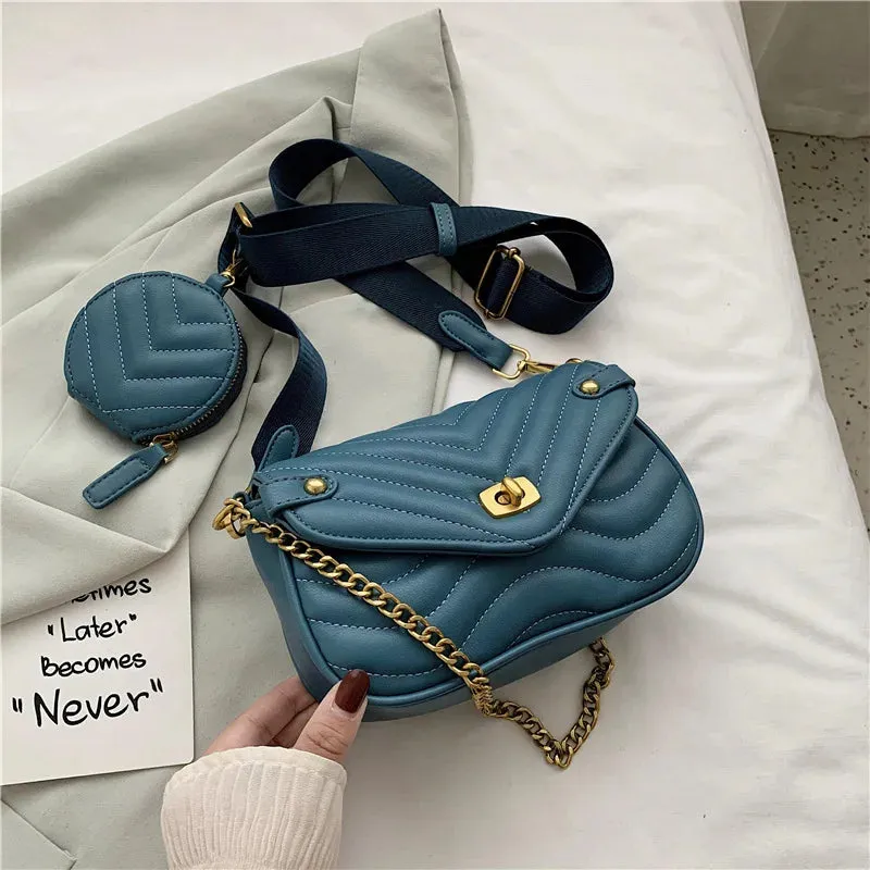 Two-In-One Small Crossbody Sling Shoulder Bag