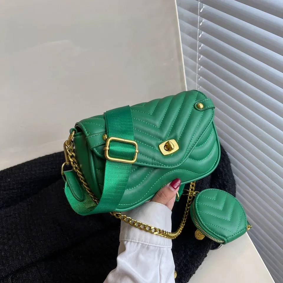 Two-In-One Small Crossbody Sling Shoulder Bag