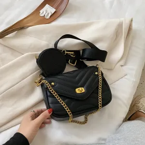 Two-In-One Small Crossbody Sling Shoulder Bag