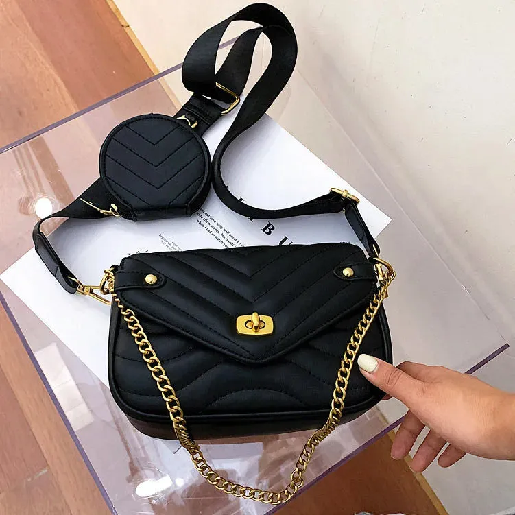 Two-In-One Small Crossbody Sling Shoulder Bag