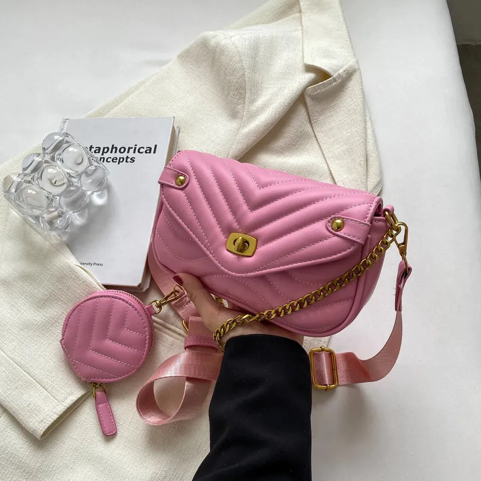 Two-In-One Small Crossbody Sling Shoulder Bag