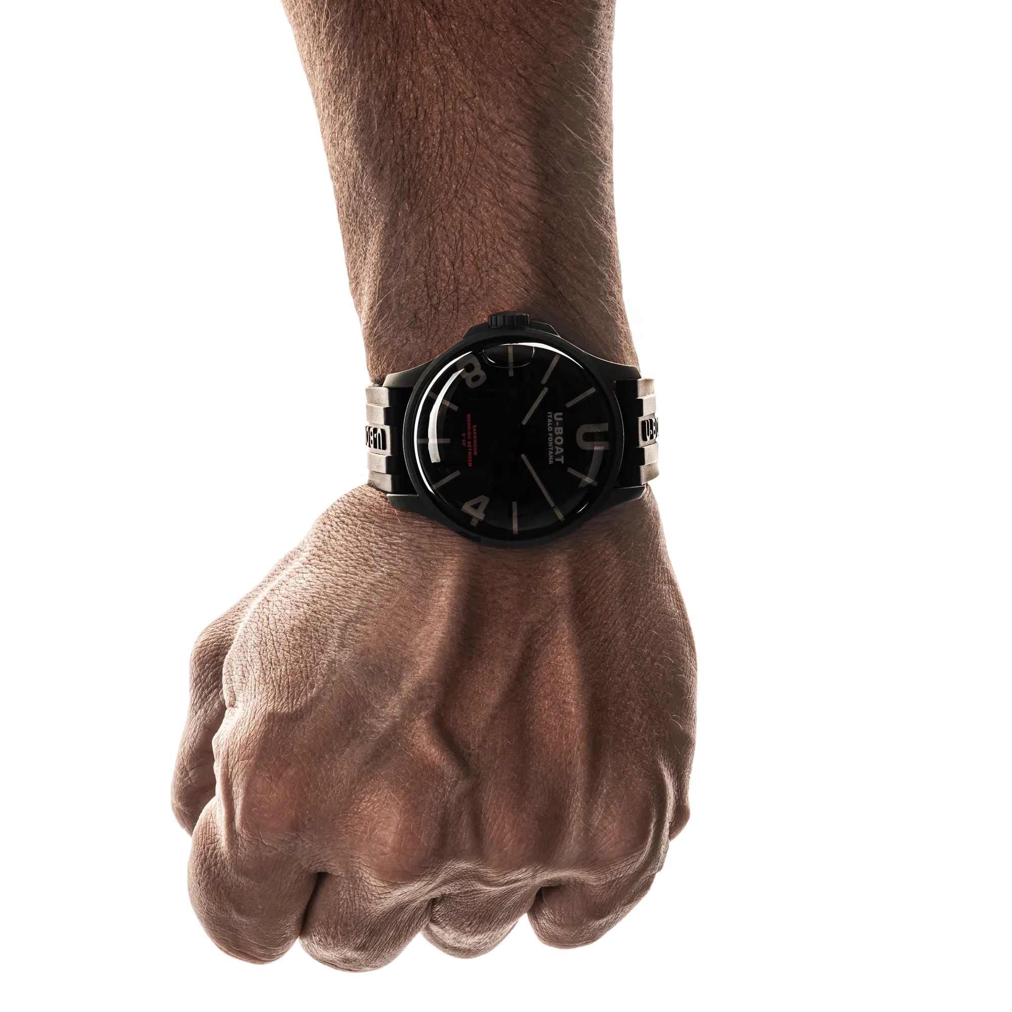 U-Boat Watch Darkmoon 44 Black Curved PVD 9544