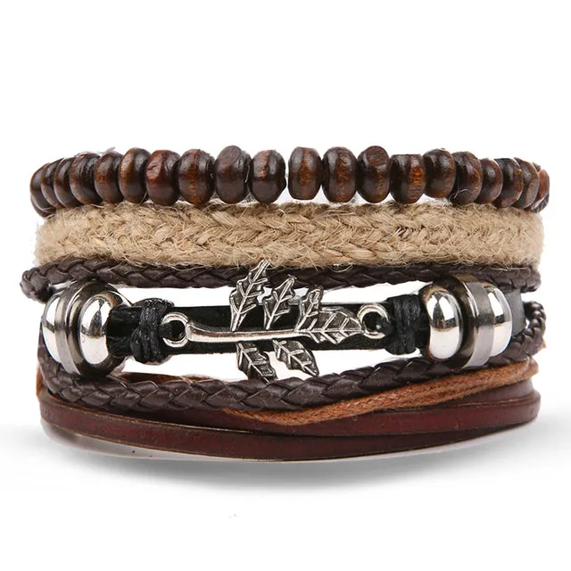 Unisex Leather Dragon Bracelet..