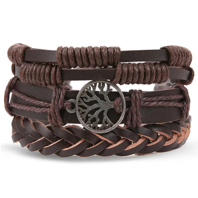 Unisex Leather Dragon Bracelet..
