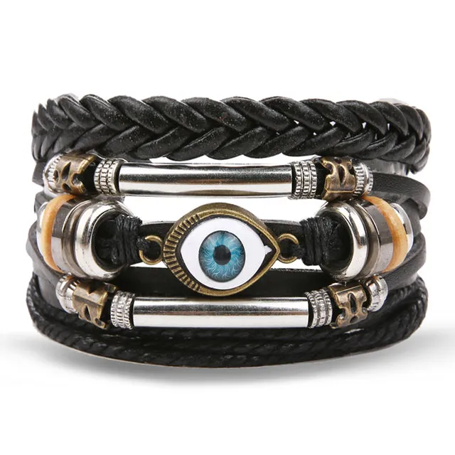 Unisex Leather Dragon Bracelet..