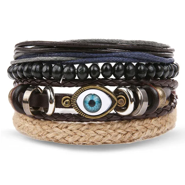 Unisex Leather Dragon Bracelet..