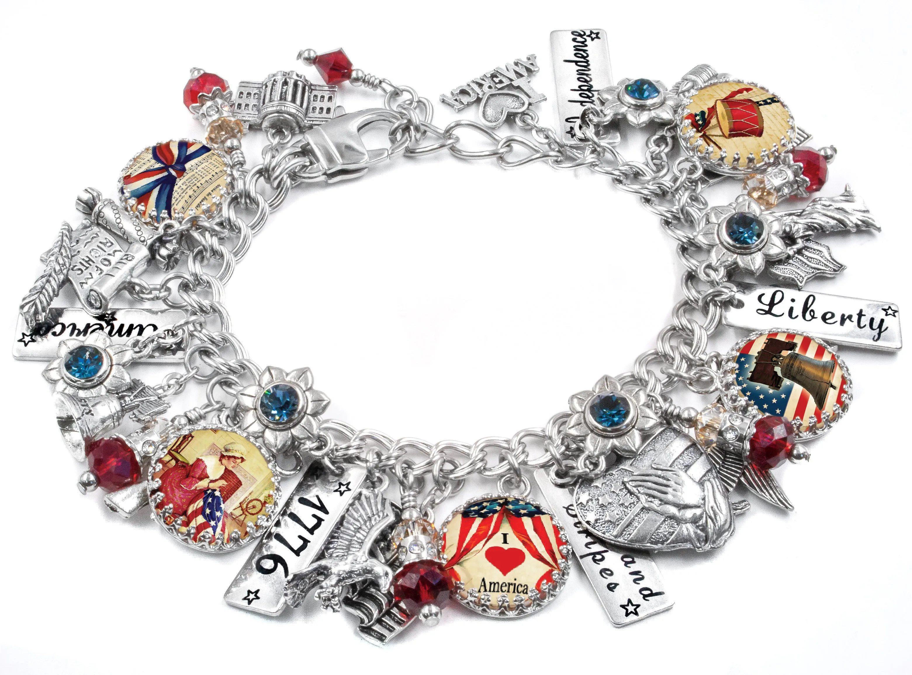 USA and 4th of July Bracelet