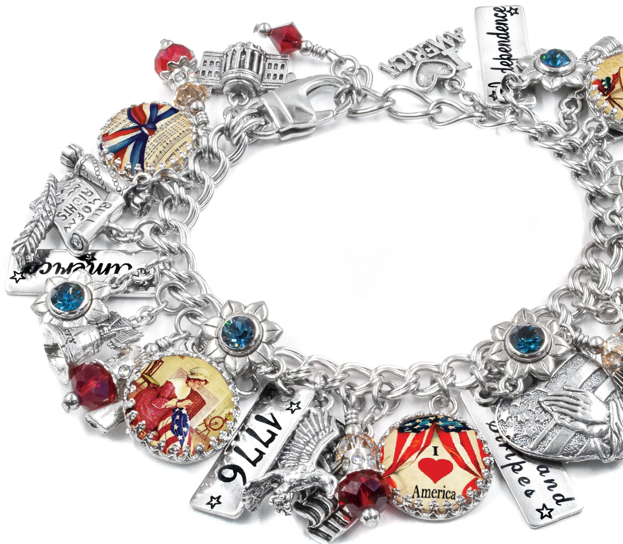 USA and 4th of July Bracelet
