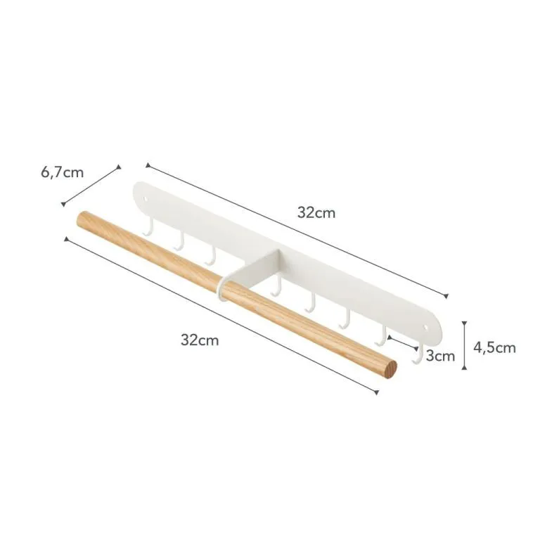 Wall-mounted accessory rack - Tosca