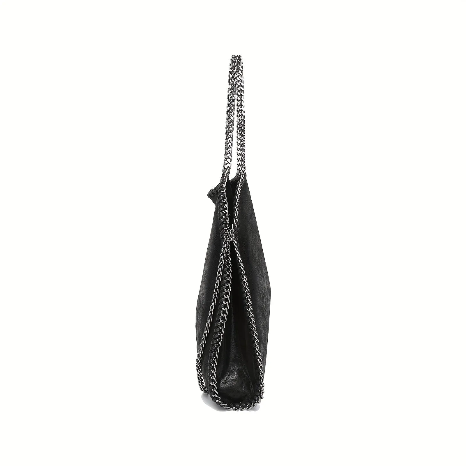 Womens Handbags Soft Leather Fashion Designer Top-Handle Casual Pocket Ladies Tote Portable Chain Large Shoulder Crossbody Bags Black Birthday Present