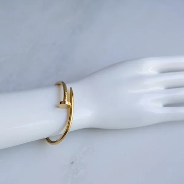 Wrap Around Nail Cuff Bracelet