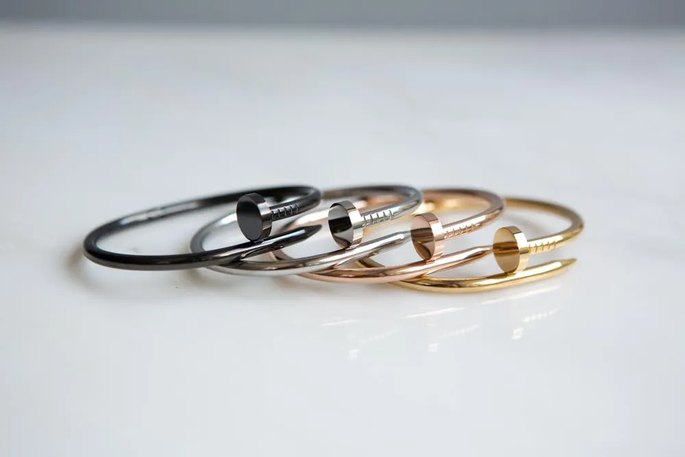 Wrap Around Nail Cuff Bracelet