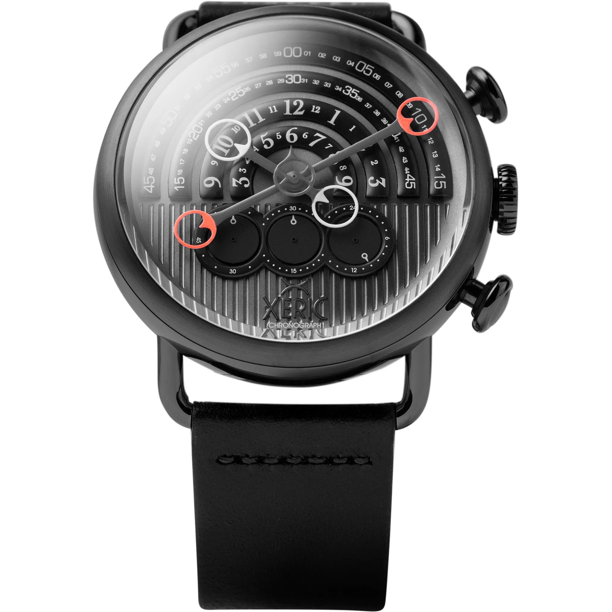 Xeric Halograph Chrono Sapphire Gunmetal Red